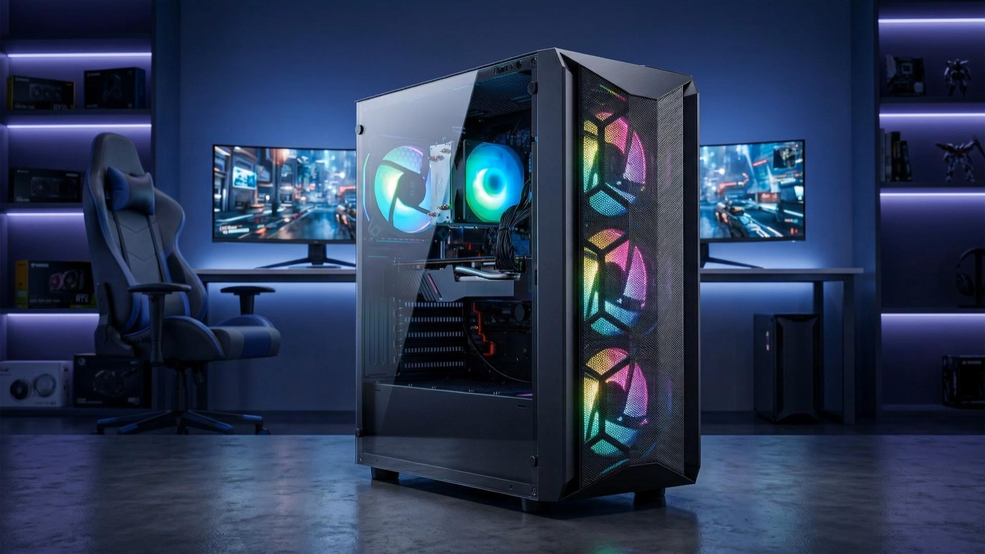 Amazon.com: STGAubron Gaming PC Desktop Computer, AMD Ryzen 5 5500
